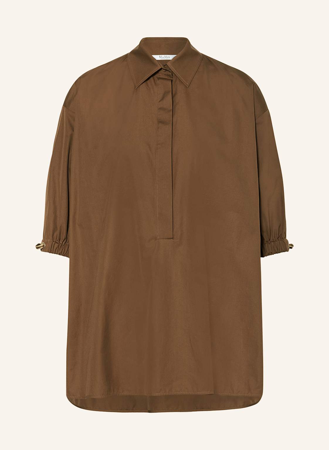 Max Mara Oversized-Blusenshirt Teano braun von Max Mara