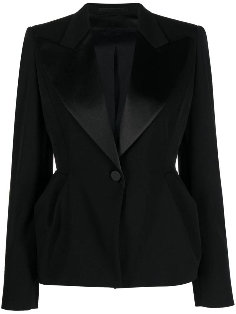 Max Mara Proteo peplum blazer - Black von Max Mara