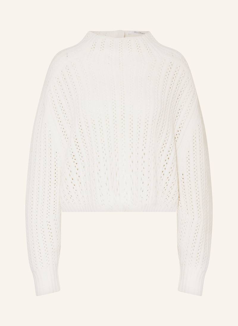 Max Mara Pullover Hodeida Mit Cashmere weiss von Max Mara