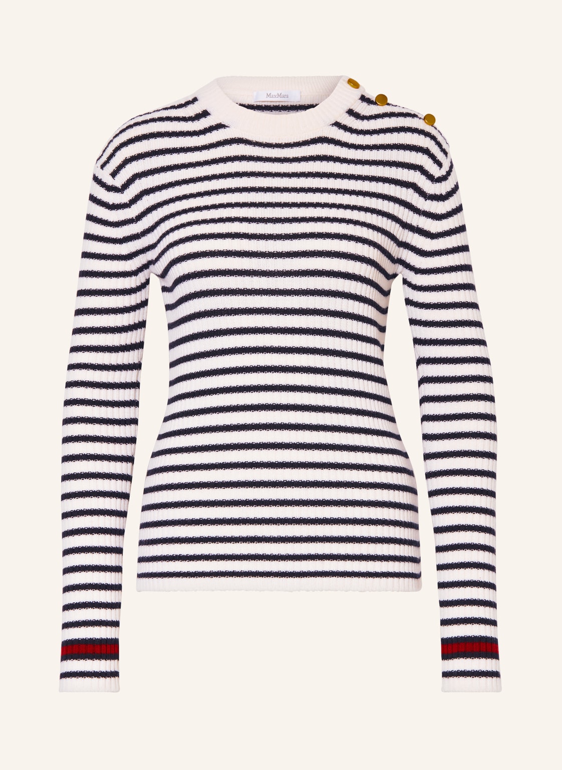 Max Mara Pullover Lari weiss von Max Mara