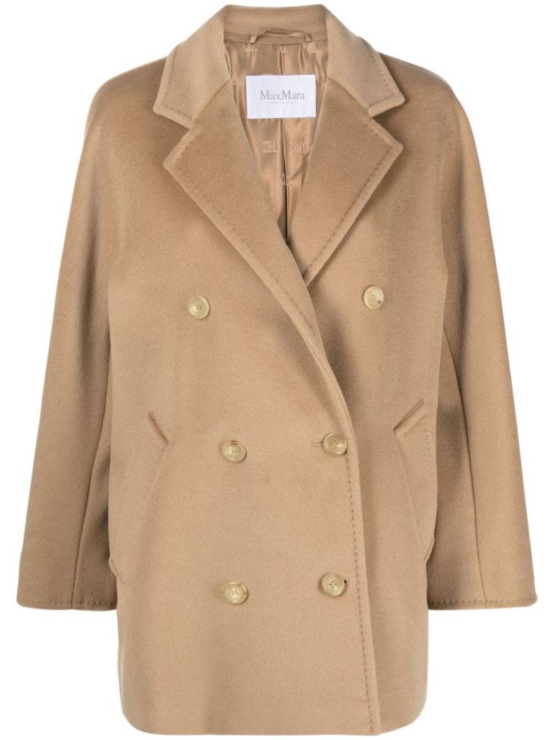 Max Mara Rebus double-breasted coat - Brown von Max Mara