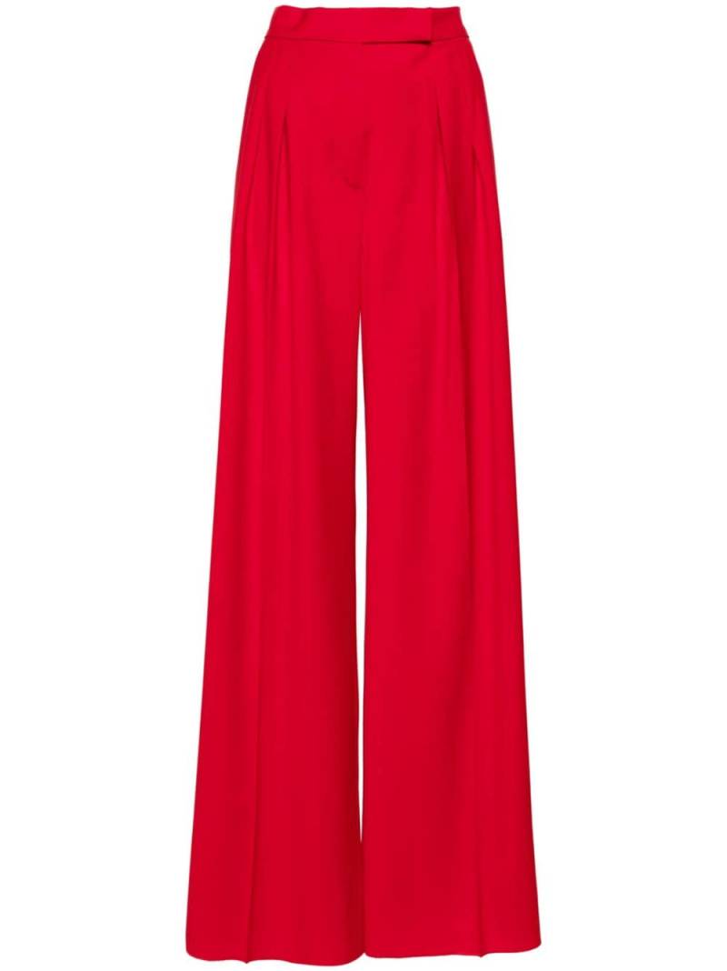 Max Mara Rimini pleat-detail palazzo pants - Red von Max Mara