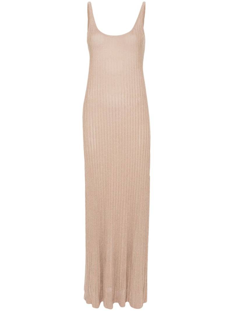 Max Mara Ritmo lurex-detail dress - Neutrals von Max Mara