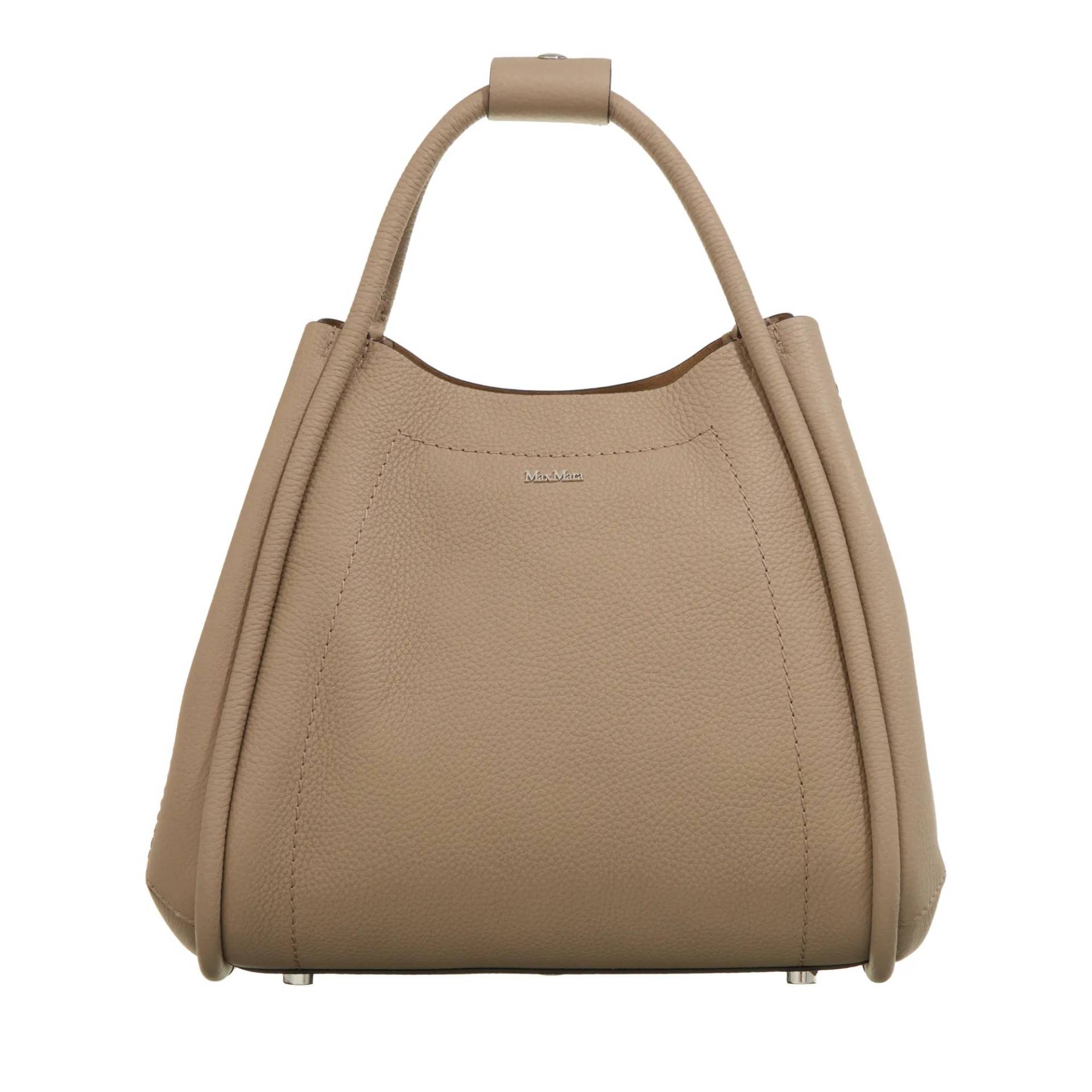 Max Mara Schultertasche - Drummedmarines - Gr. unisize - in Beige - für Damen von Max Mara