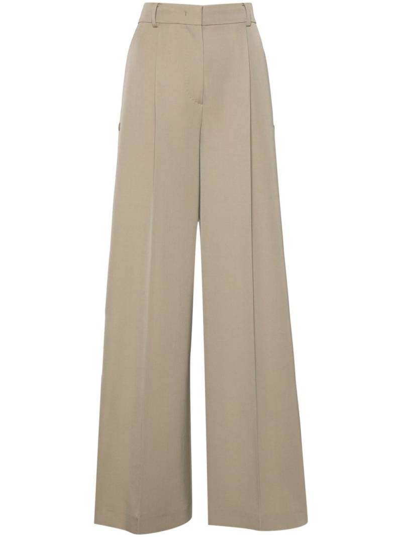 Max Mara Segale high-waist wide-leg trousers - Green von Max Mara