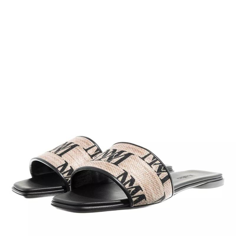 Max Mara Slipper & Pantoletten - Logo Slide - Gr. 36 (EU) - in Beige - für Damen von Max Mara