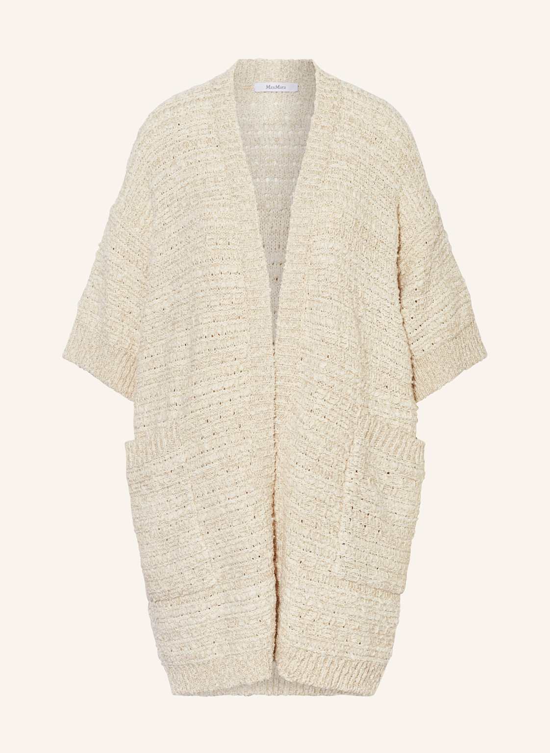 Max Mara Strickhülle Zulma Mit Glitzergarn Und 3/4-Arm beige Max Mara Strickhülle Zulma Mit Glitzergarn Und 3/4-Arm beige von Max Mara