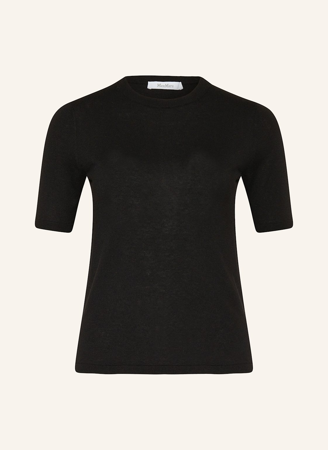 Max Mara Strickshirt Warren Mit Seide Und Cashmere schwarz von Max Mara