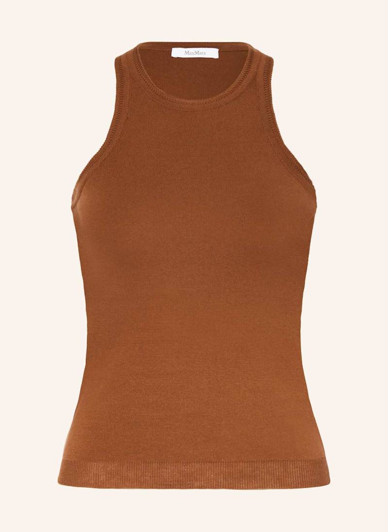 Max Mara Stricktop Arnes braun von Max Mara