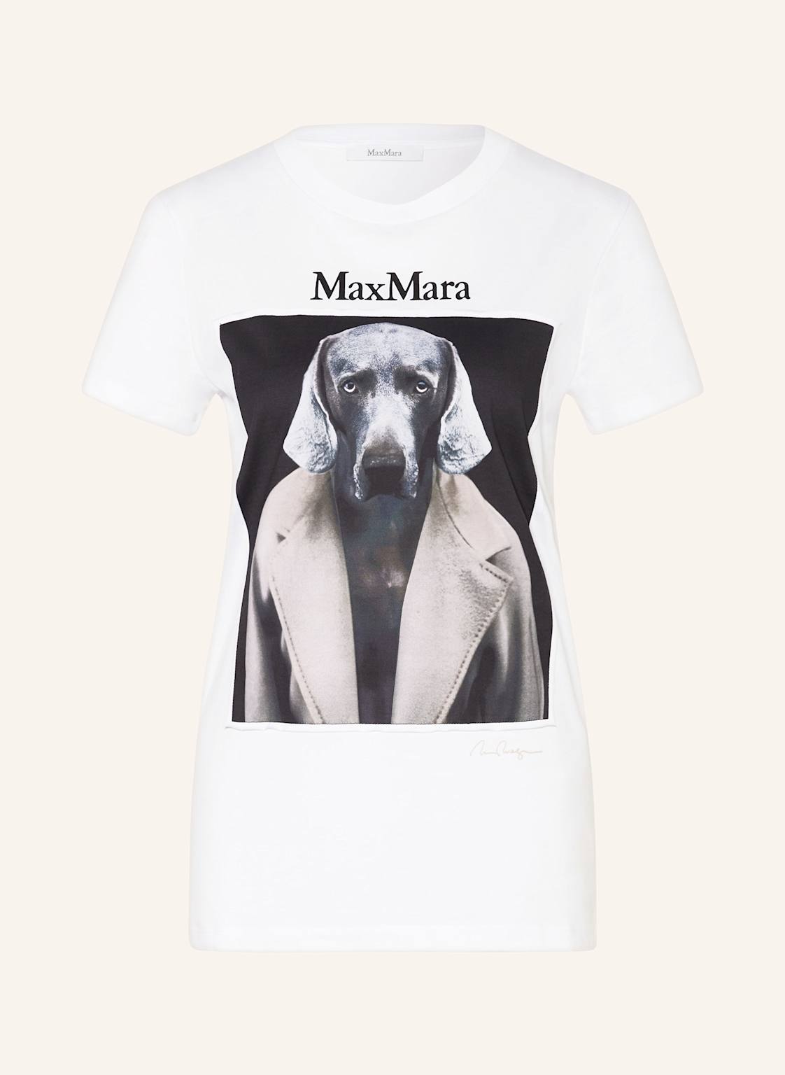 Max Mara T-Shirt Cipria weiss von Max Mara