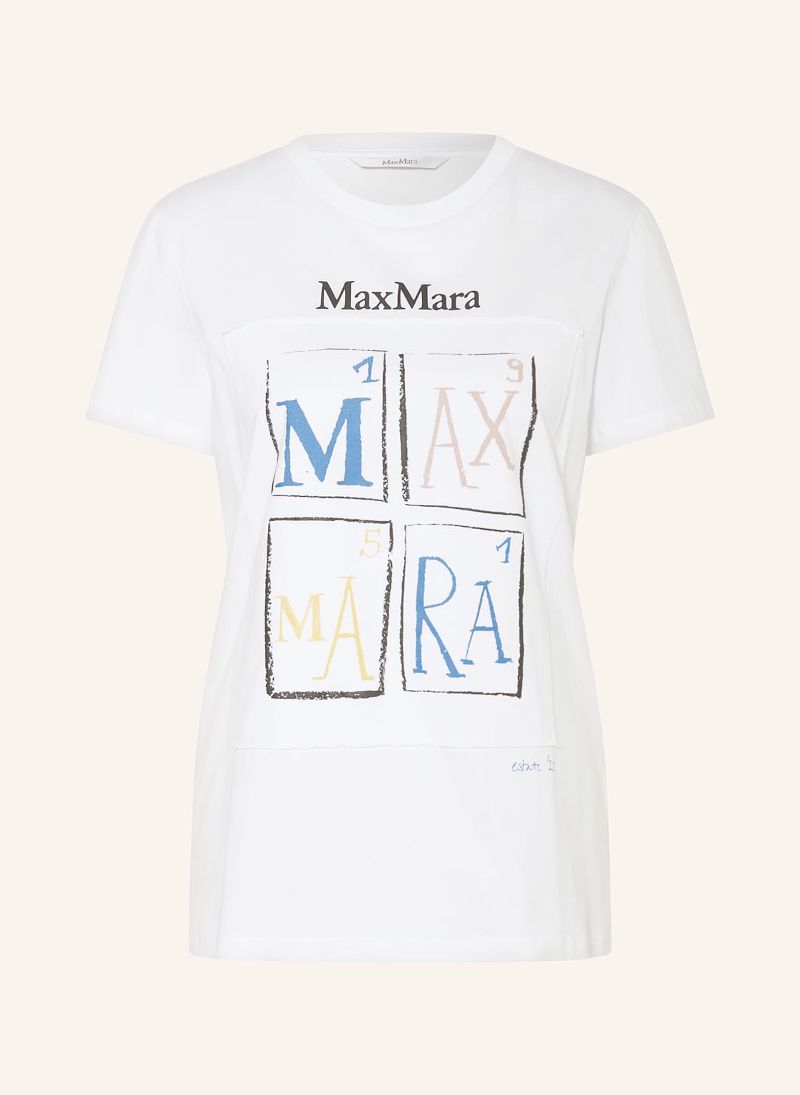 Max Mara T-Shirt Colibri weiss Max Mara T-Shirt Colibri weiss von Max Mara