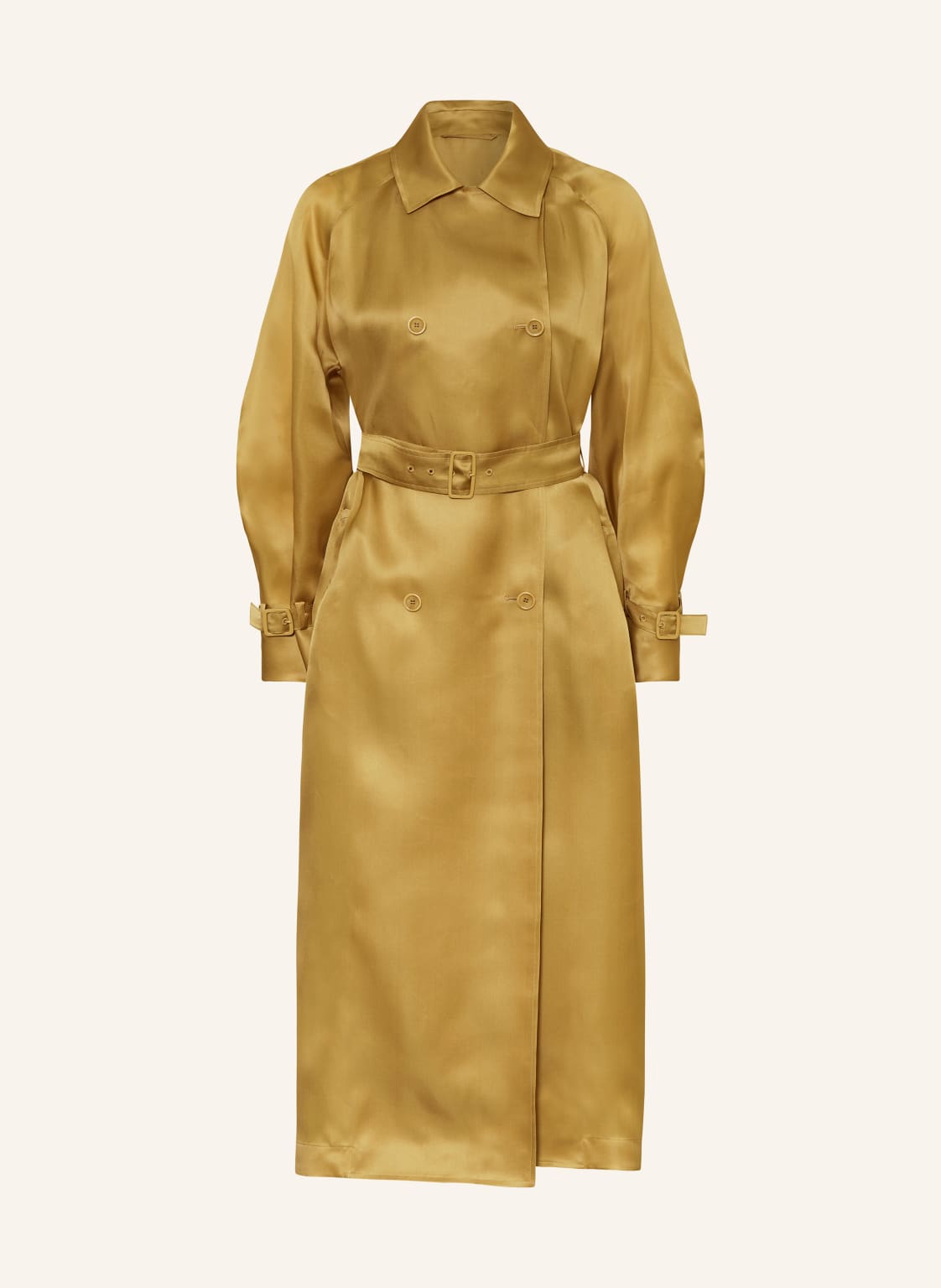 Max Mara Trenchcoat Sacco Aus Seide braun Max Mara Trenchcoat Sacco Aus Seide braun von Max Mara
