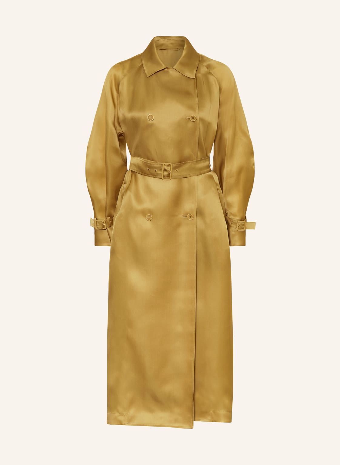 Max Mara Trenchcoat Sacco Aus Seide braun von Max Mara