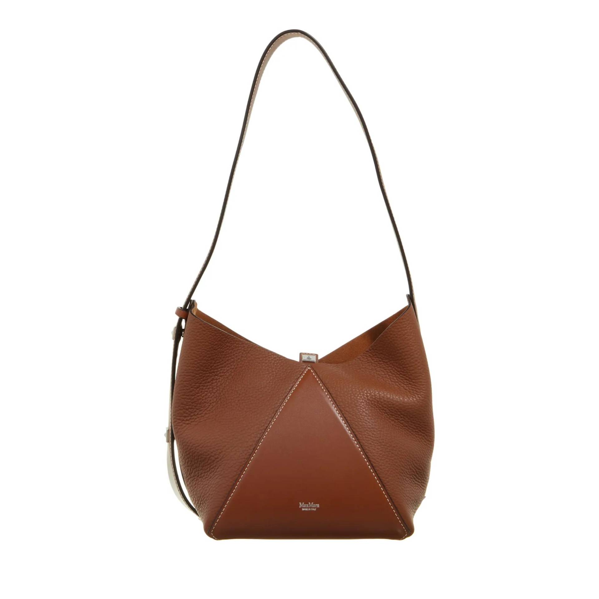 Max Mara Schultertasche - Mmbuckets - Gr. unisize - in Braun - für Damen Max Mara Schultertasche - Mmbuckets - Gr. unisize - in Braun - für Damen von Max Mara