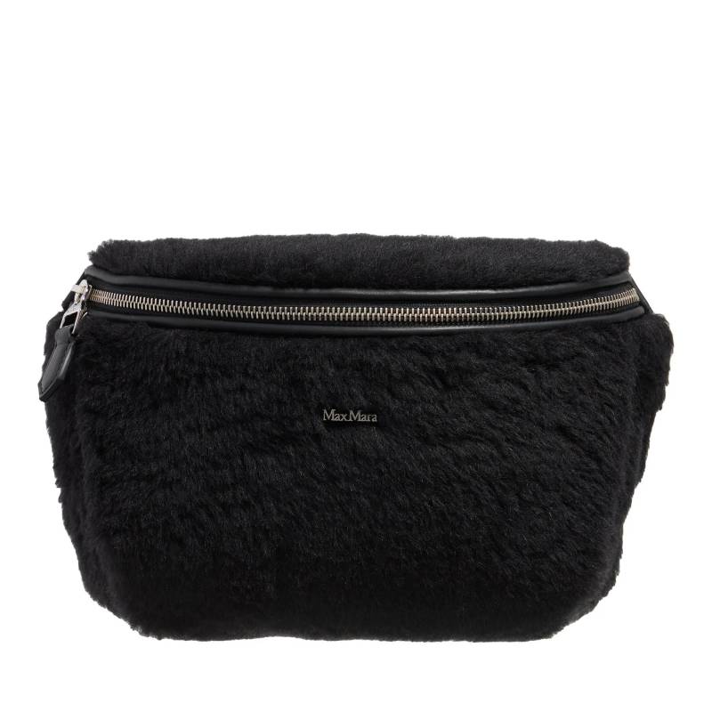 Max Mara Schultertasche - Teddy Banane 1 - Gr. ONE - in Schwarz - für Damen von Max Mara