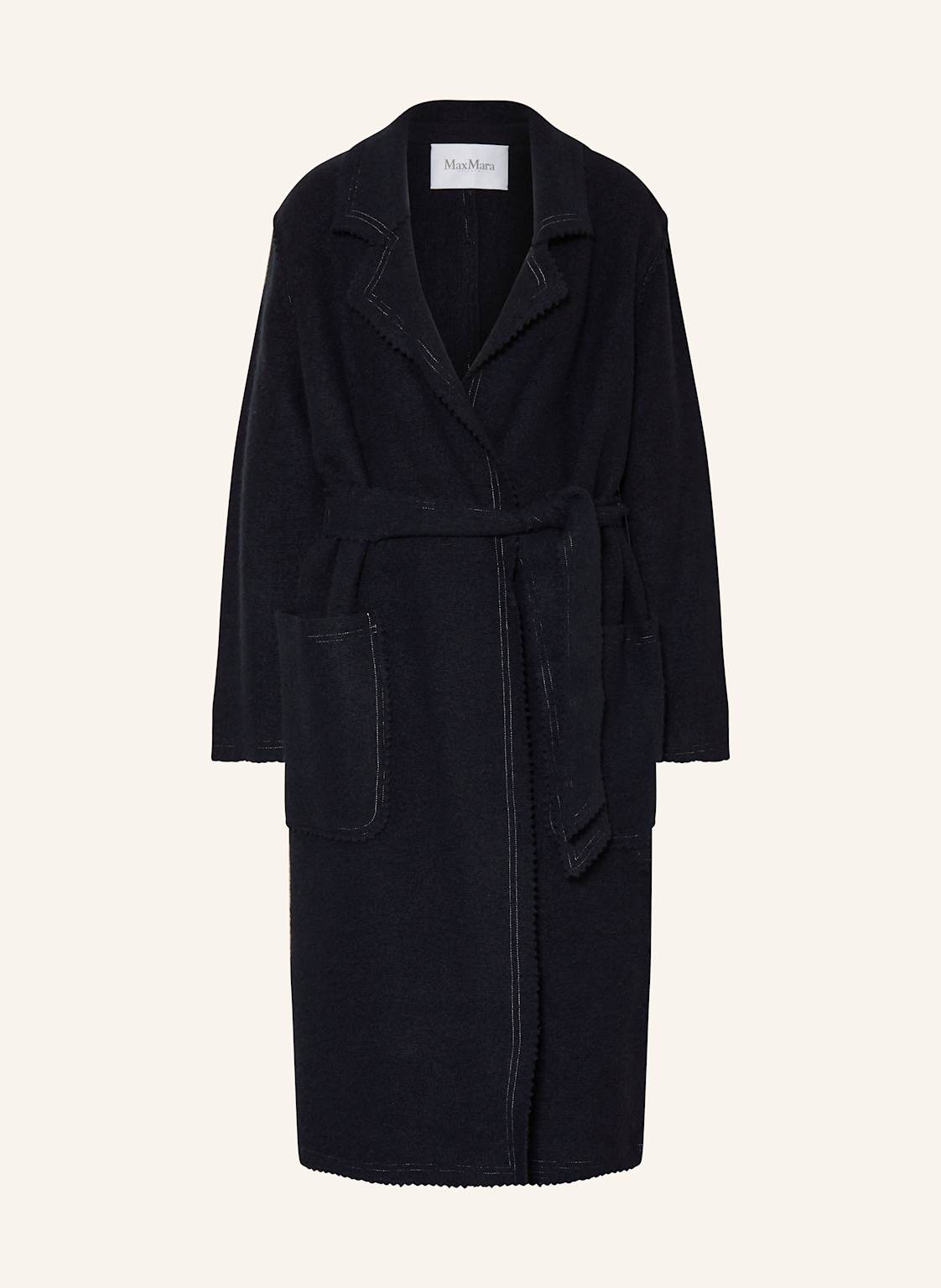 Max Mara Wollmantel Jene Mit Cashmere blau von Max Mara