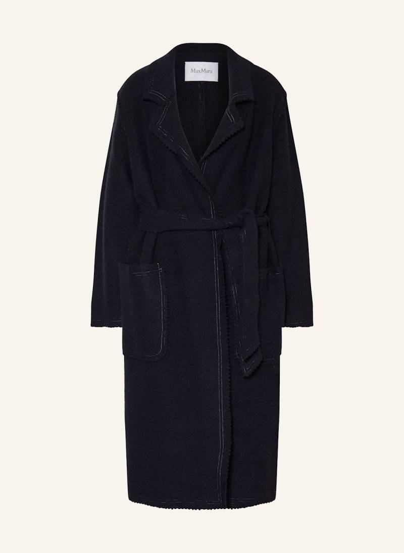 Max Mara Wollmantel Jene Mit Cashmere blau von Max Mara