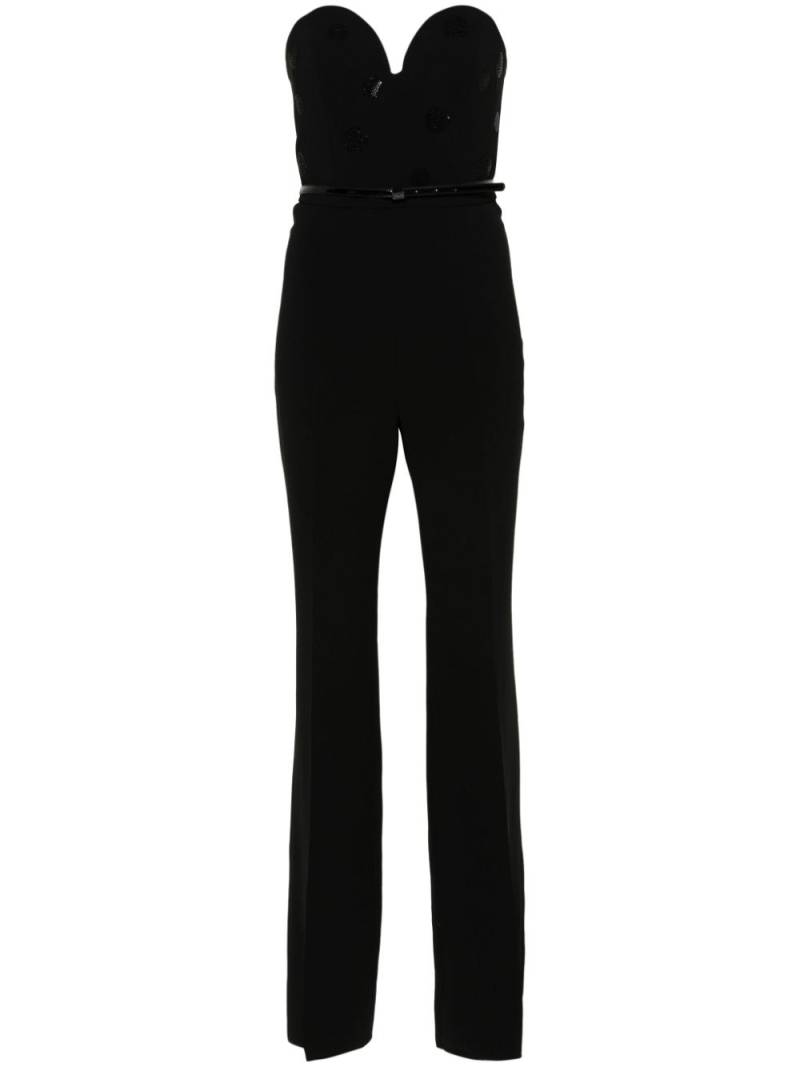 Max Mara Zeda flared-leg jumpsuit - Black von Max Mara