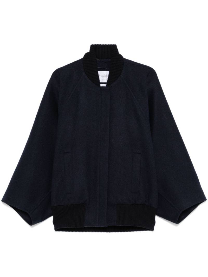 Max Mara Zenone bomber jacket - Blue von Max Mara