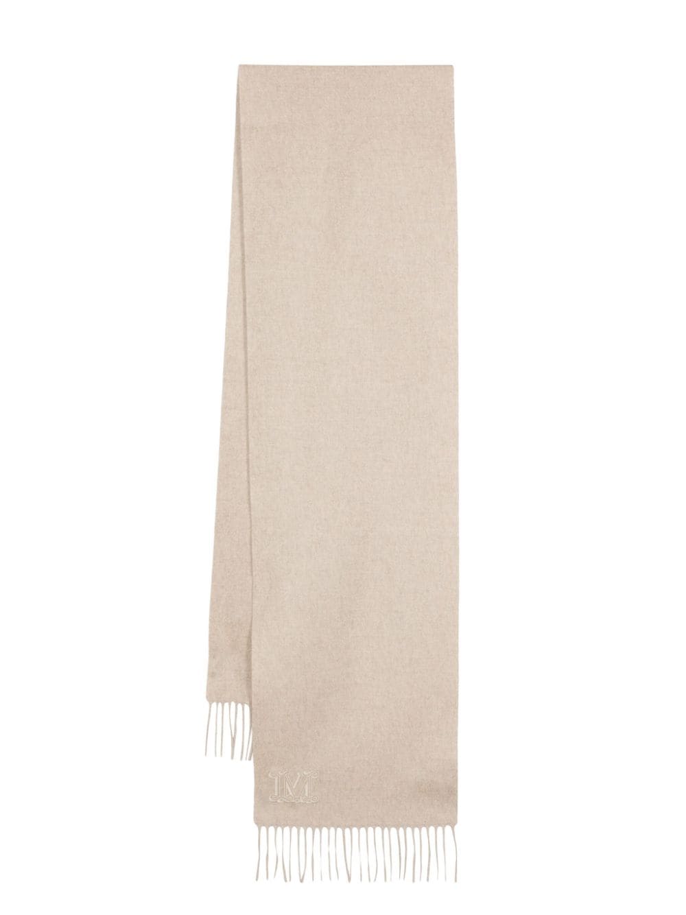 Max Mara cashmere fringed scarf - Neutrals von Max Mara