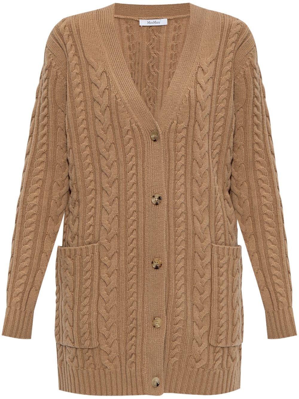 Max Mara chunky-knit cardigan - Brown von Max Mara