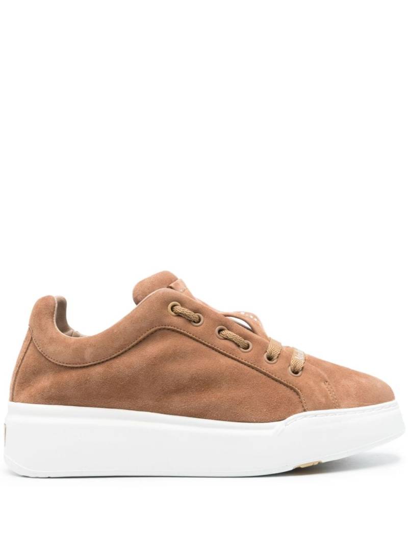 Max Mara chunky-sole suede sneakers - Brown von Max Mara