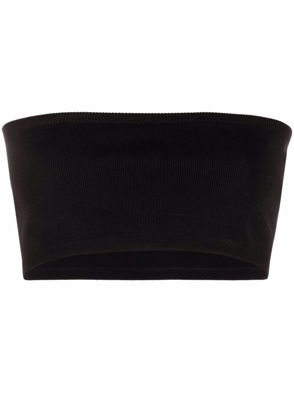 Max Mara classic bandeau top - Black von Max Mara