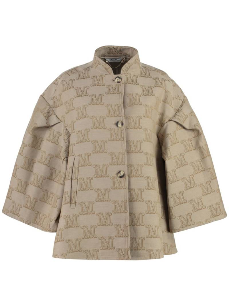 Max Mara cotton cape coat - Neutrals von Max Mara