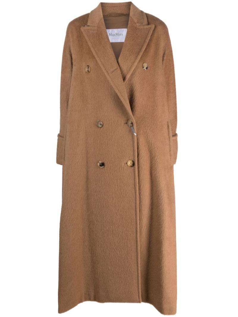 Max Mara double-breasted long coat - Brown von Max Mara