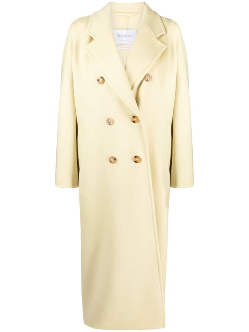 Max Mara double-breasted wool-blend coat - Yellow von Max Mara