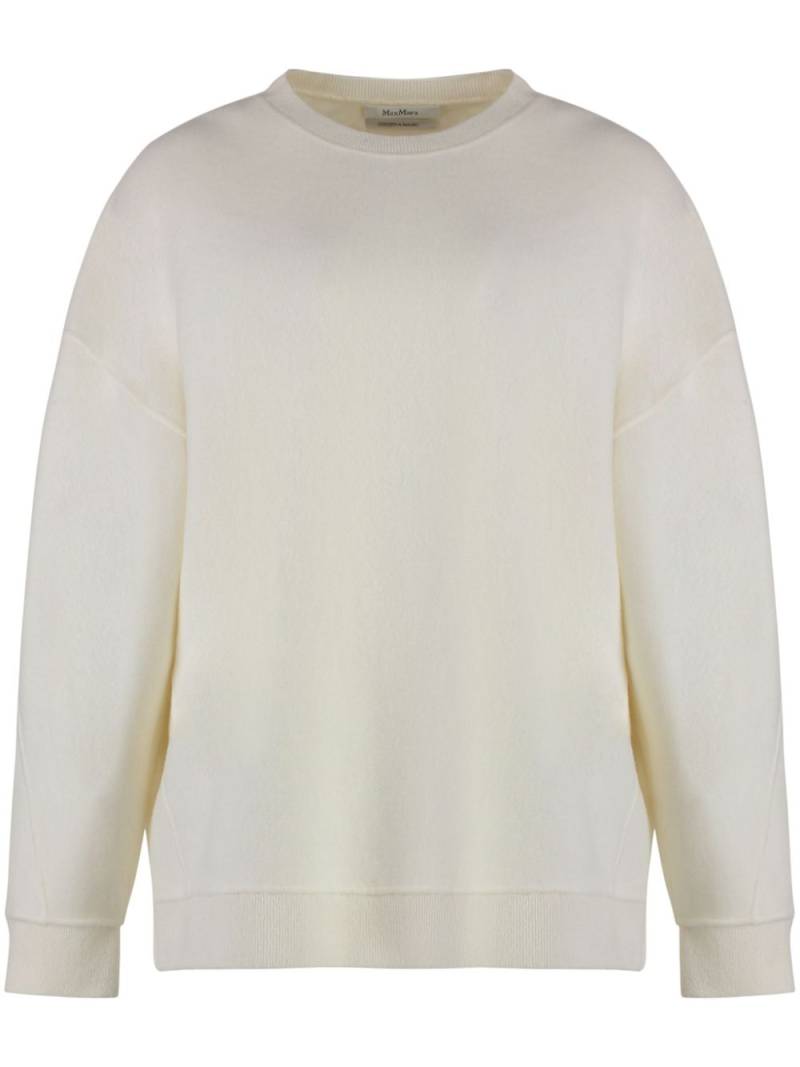 Max Mara drop-sleeve jumper - White von Max Mara