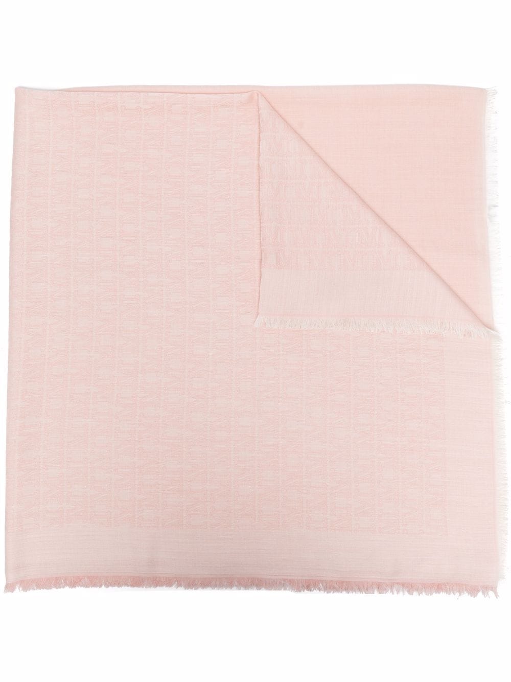 Max Mara frayed-hem knit scarf - Pink von Max Mara