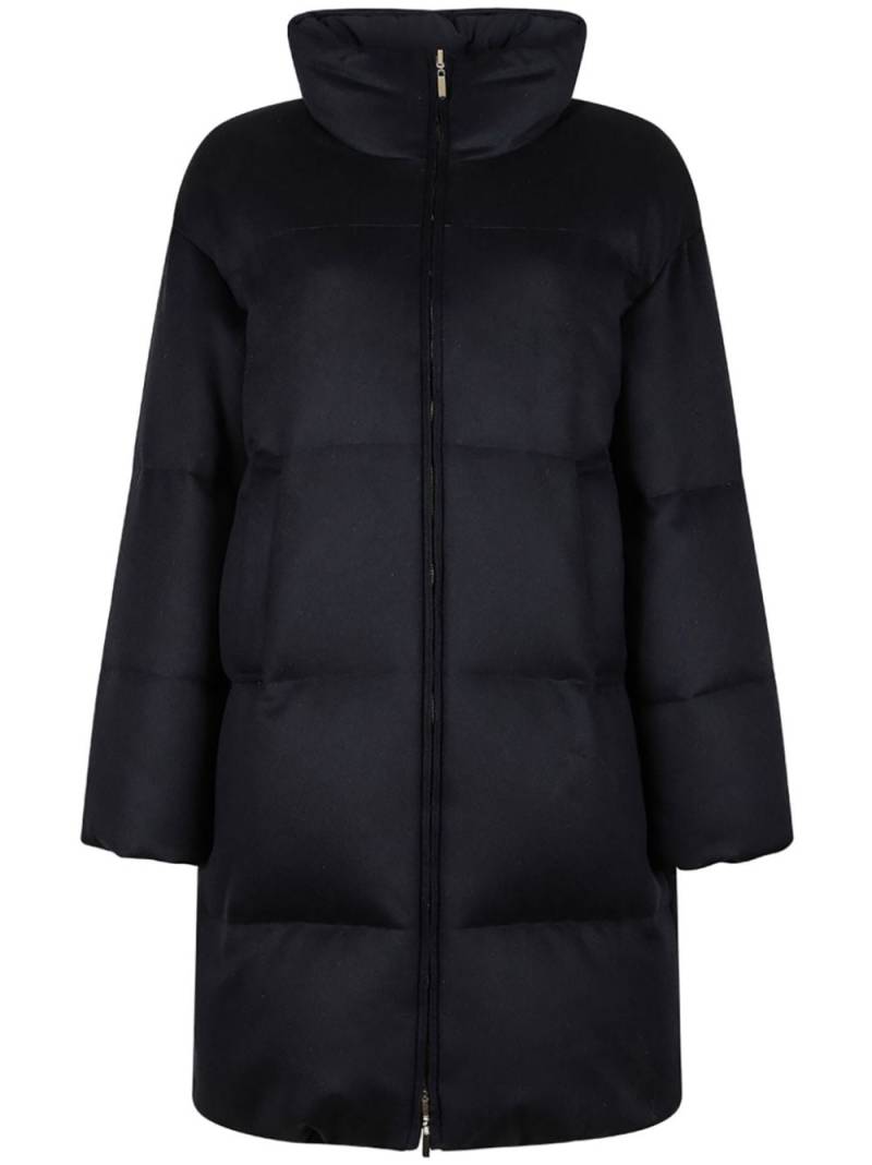 Max Mara high-neck puffer coat - Blue von Max Mara