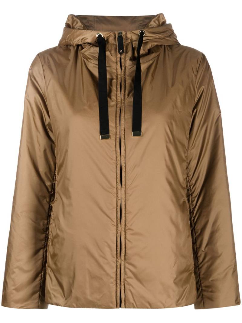 Max Mara hooded travel long-sleeve jacket - Brown von Max Mara