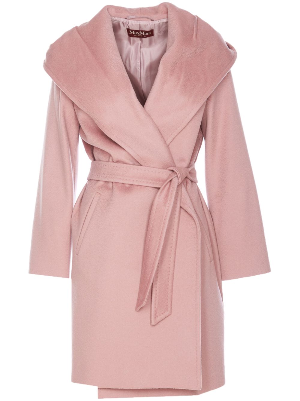 Max Mara hooded wool coat - Pink von Max Mara