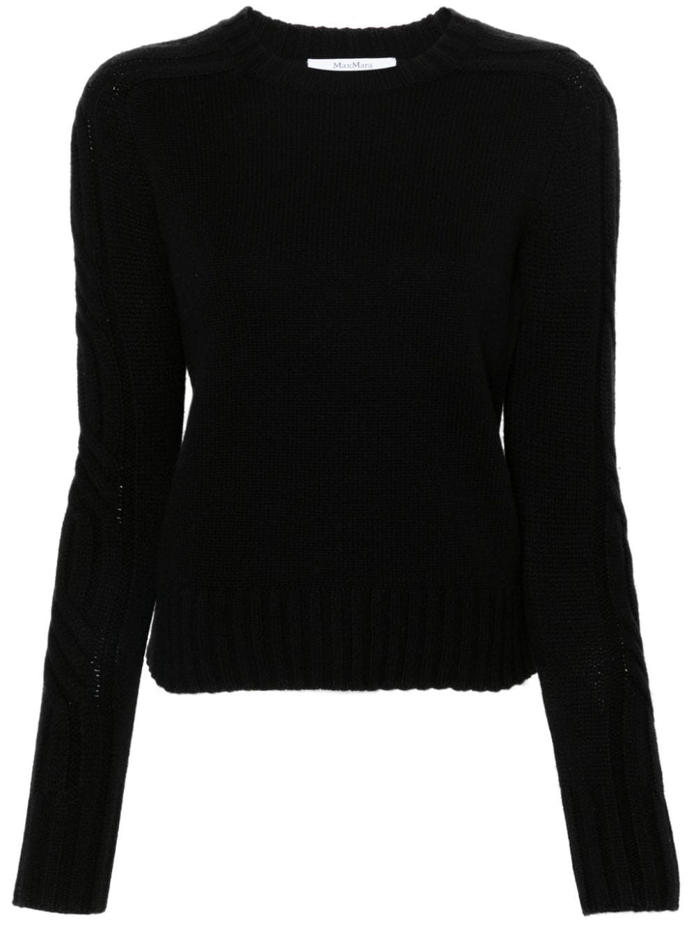 Max Mara knitted cashmere jumper - Black von Max Mara