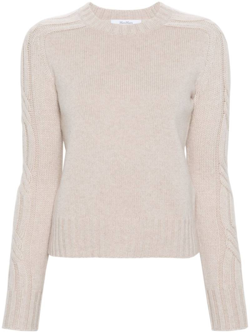 Max Mara knitted cashmere jumper - Neutrals von Max Mara