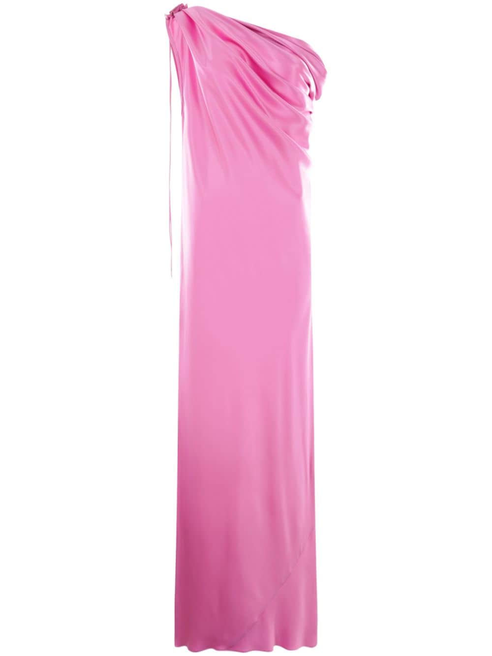 Max Mara one-shoulder silk gown - Pink von Max Mara