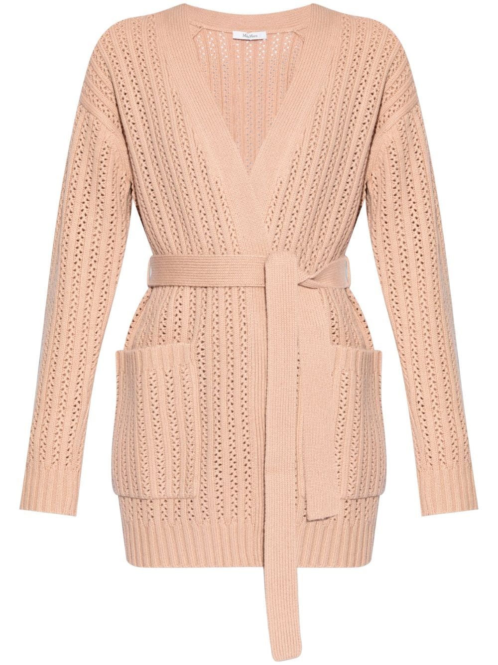 Max Mara perforated-knit cardigan - Neutrals von Max Mara