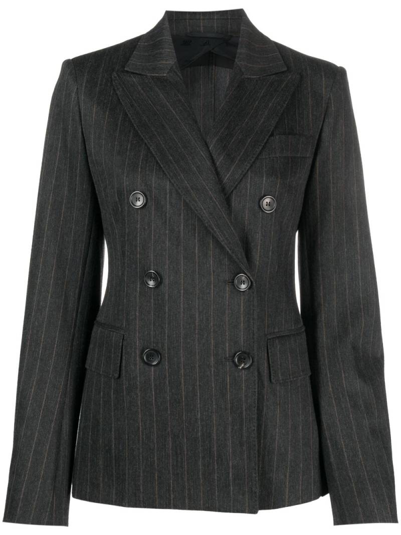 Max Mara pinstriped double-breasted blazer - Grey von Max Mara