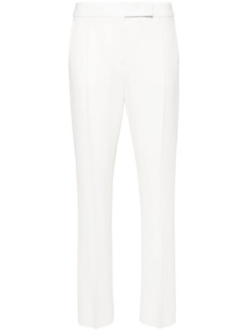 Max Mara pressed-crease straight trousers - White von Max Mara