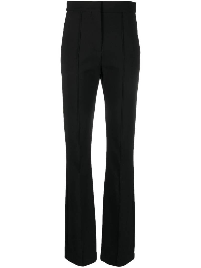 Max Mara pressed-crease tailored-cut trousers - Black von Max Mara