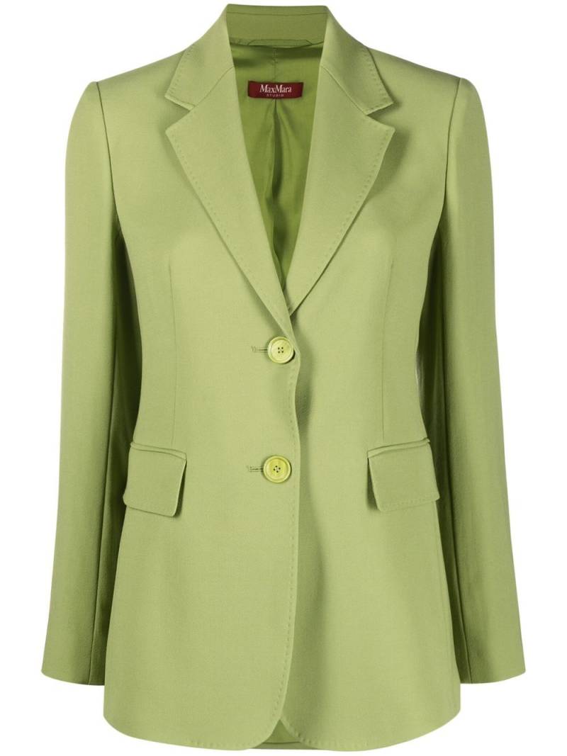 Max Mara single-breasted blazer - Green von Max Mara