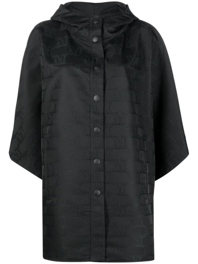 Max Mara single-breasted button-fastening coat - Black von Max Mara