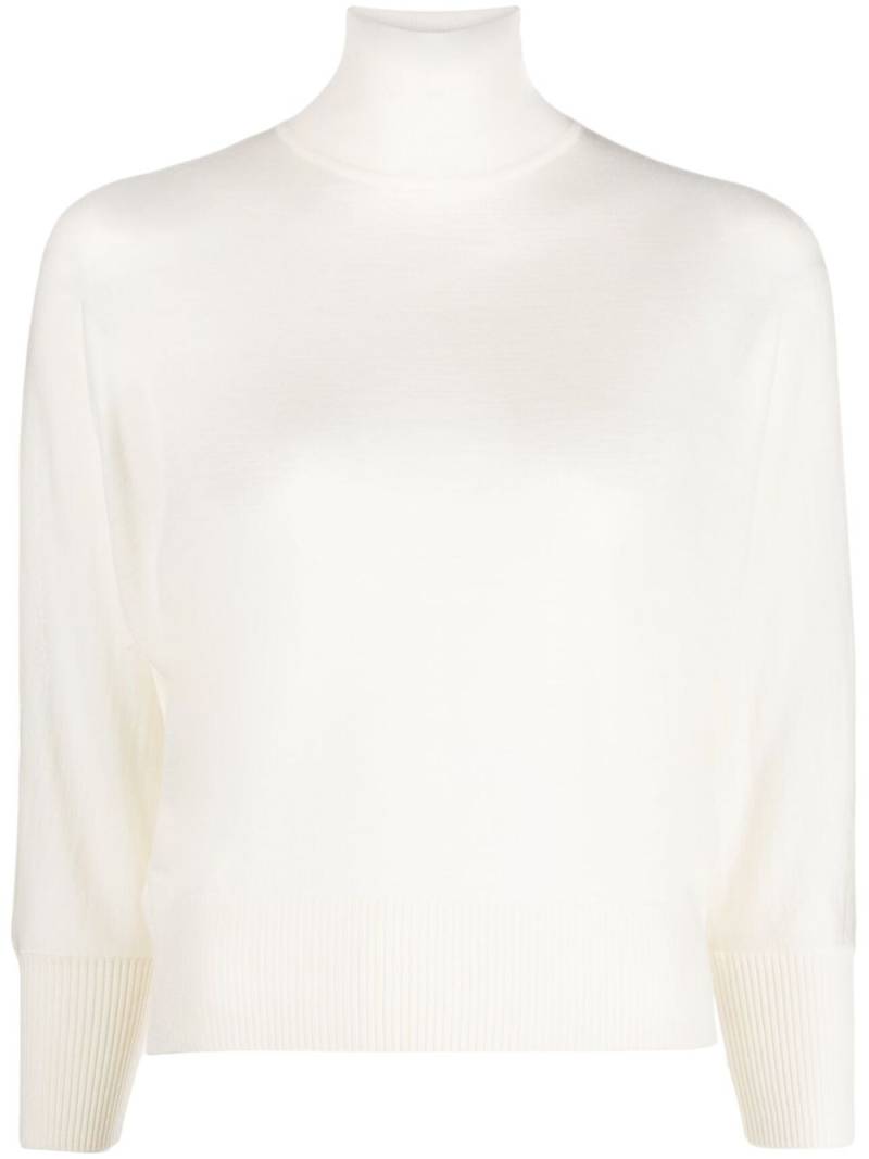 Max Mara virgin wool top - White von Max Mara