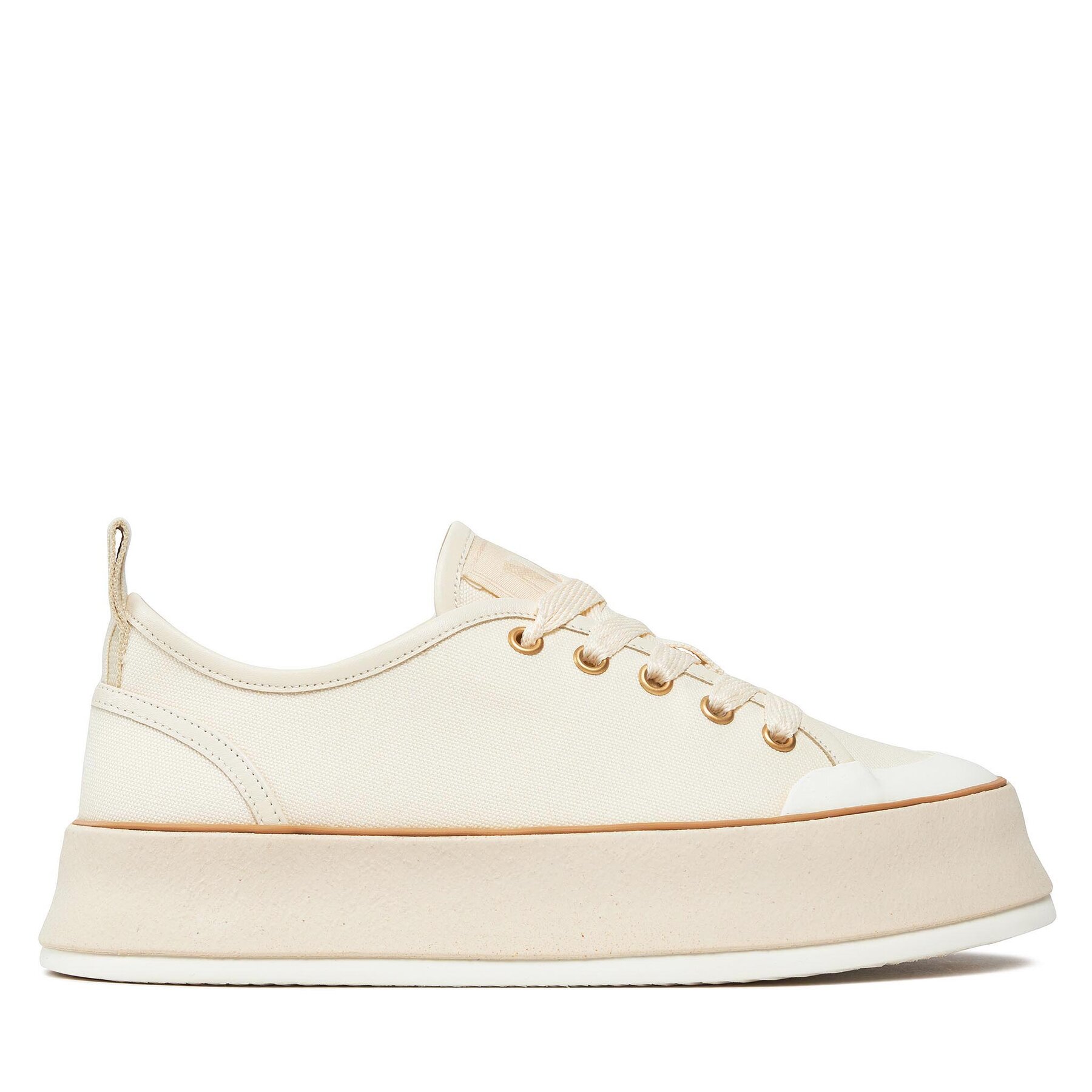 Sneakers aus Stoff Max Mara Springsneakerc 24147610316 Beige von Max Mara