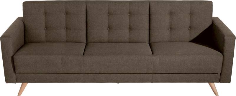 Max Winzer® 3-Sitzer »Julius Kippcouch mit komfortablem Federkern, klassisch und modern«, Schlafsofa, inklusive Bettfunktion & Bettkasten, Breite 224 cm von Max Winzer®