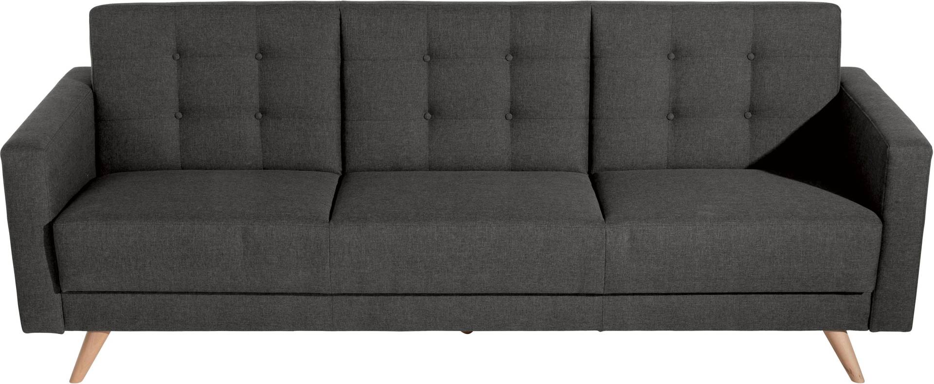 Max Winzer® 3-Sitzer »Julius Kippcouch mit komfortablem Federkern, klassisch und modern«, Schlafsofa, inklusive Bettfunktion & Bettkasten, Breite 224 cm von Max Winzer®