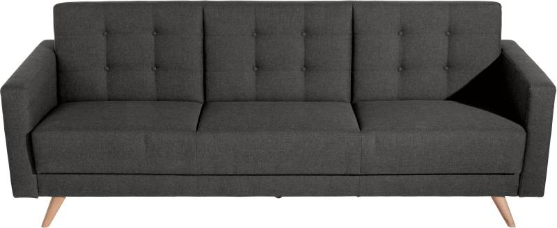 Max Winzer® 3-Sitzer »Julius Kippcouch mit komfortablem Federkern, klassisch und modern«, Schlafsofa, inklusive Bettfunktion & Bettkasten, Breite 224 cm von Max Winzer®