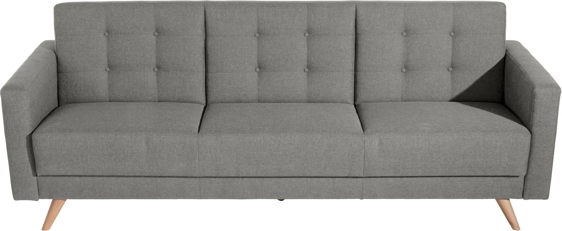 Max Winzer® 3-Sitzer »Julius Kippcouch mit komfortablem Federkern, klassisch und modern«, Schlafsofa, inklusive Bettfunktion & Bettkasten, Breite 224 cm von Max Winzer®